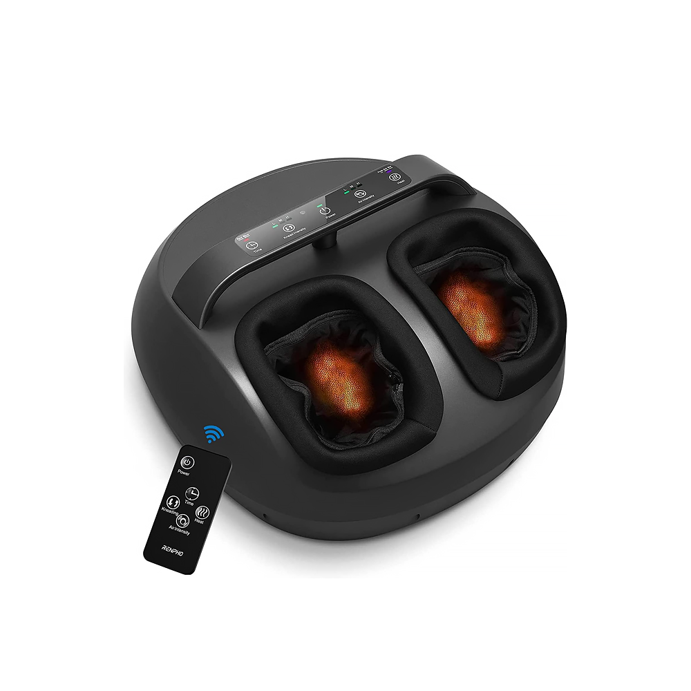 Renpho foot massage machine with heat and remote control